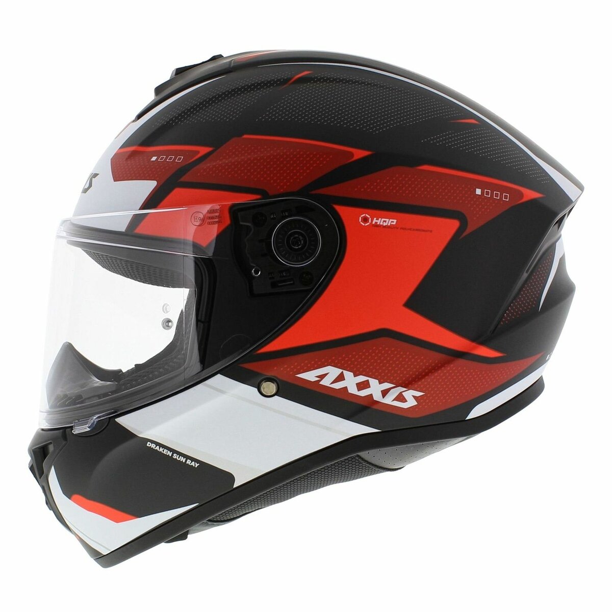Axxis FF112D Draken S Sunray B5 Matt Fluor Red Helmet