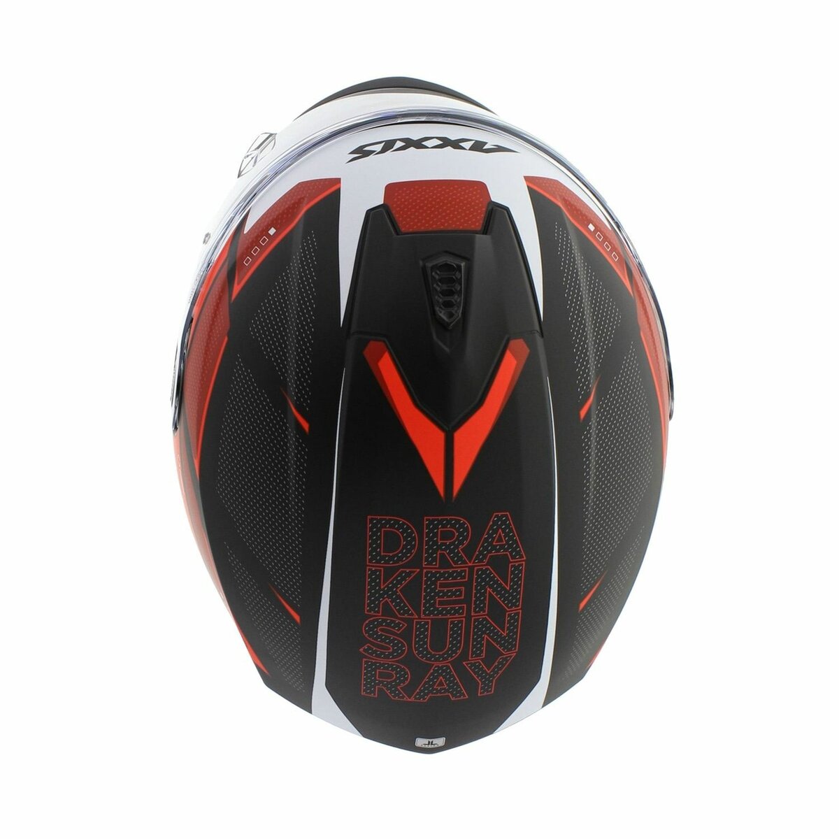 Axxis FF112D Draken S Sunray B5 Matt Fluor Red Helmet