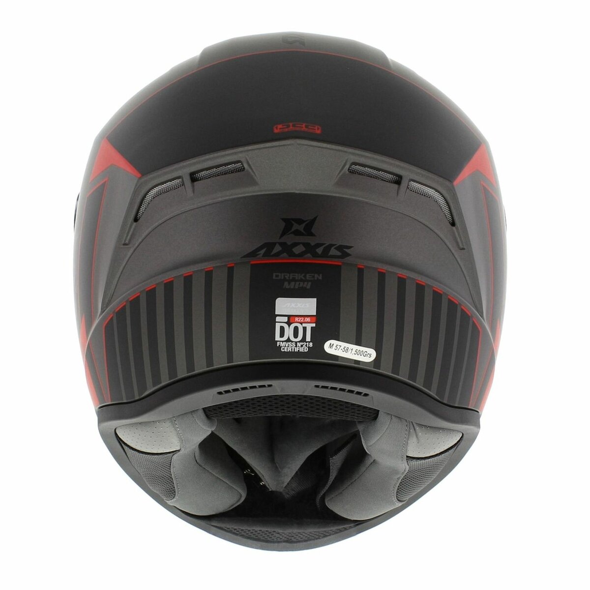 Axxis FF112D Draken S MP4 C5 Matt Red Helmet