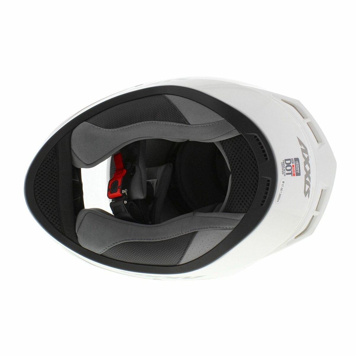 Axxis FF112D Draken S Solid V.2 A10 Gloss Pearl White Helmet