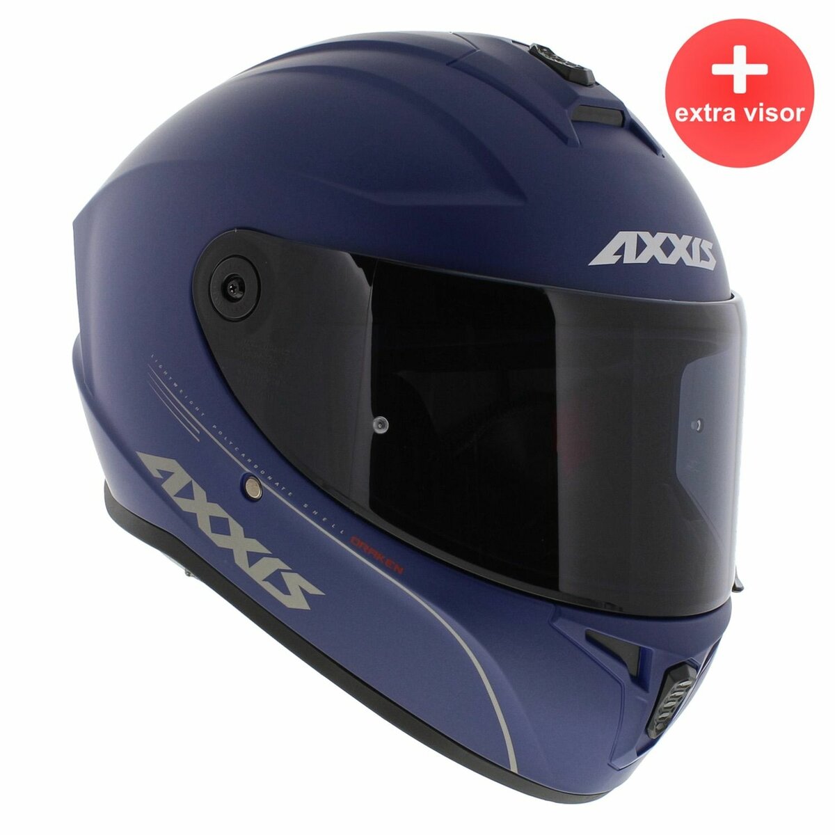 Axxis FF112D Draken S Solid V.2 A7 Matt Blue Helmet
