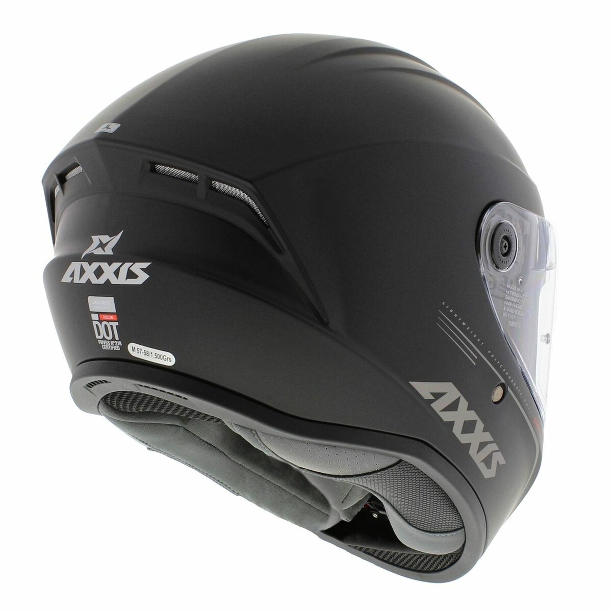 Axxis FF112D Draken S Solid V.2 A11 Matt Black Helmet