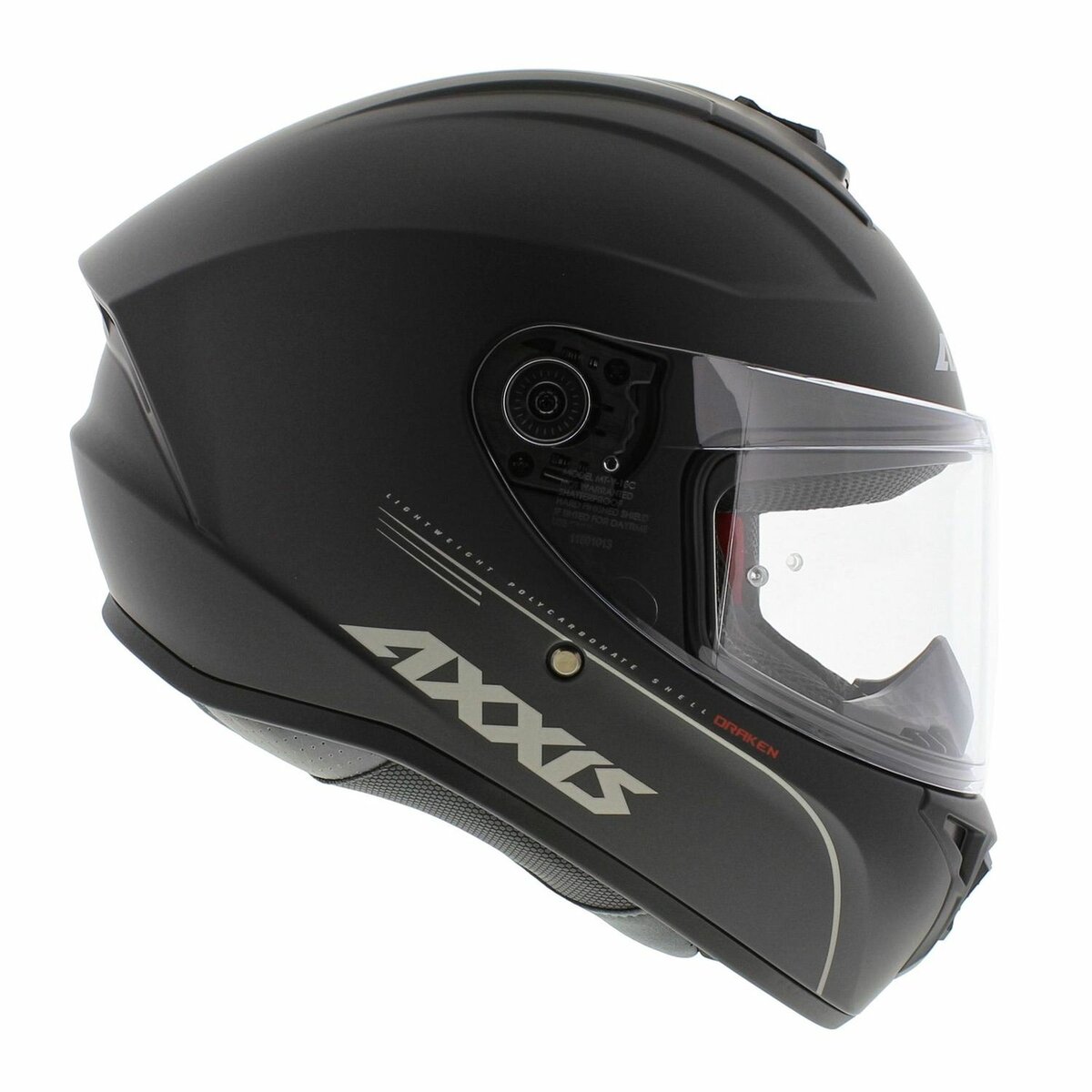 Axxis FF112D Draken S Solid V.2 A11 Matt Black Helmet