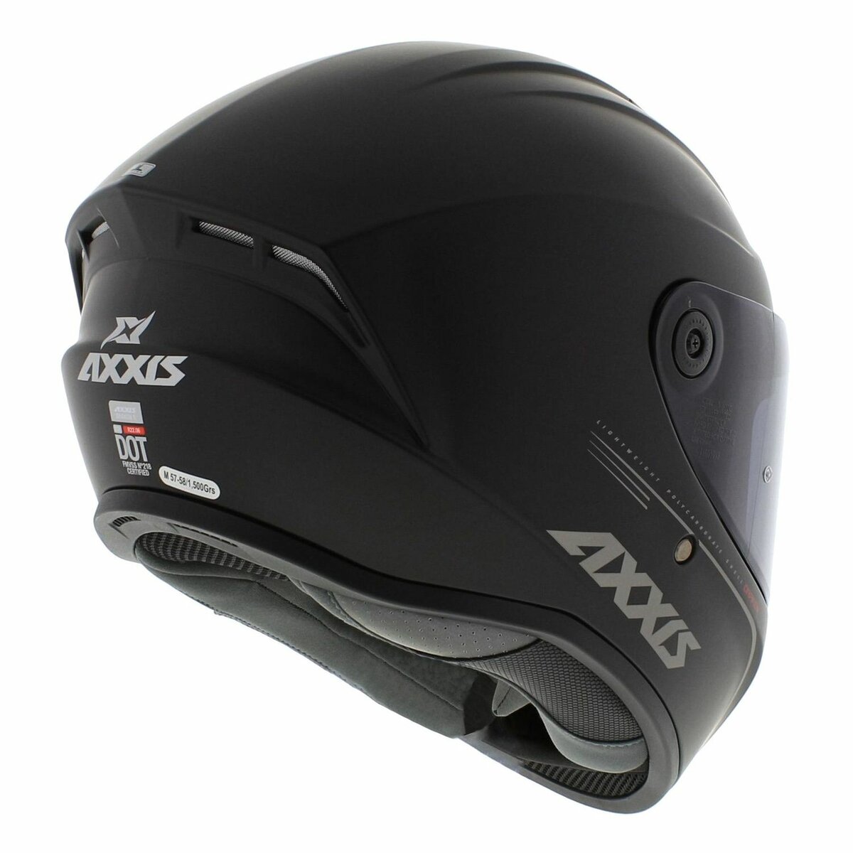 Axxis FF112D Draken S Solid V.2 A11 Matt Black Helmet