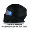 Vito Jet Bruzano / Predator - Replacement Visor - clear, smoke, silver, gold or blue (ECE-22.06)