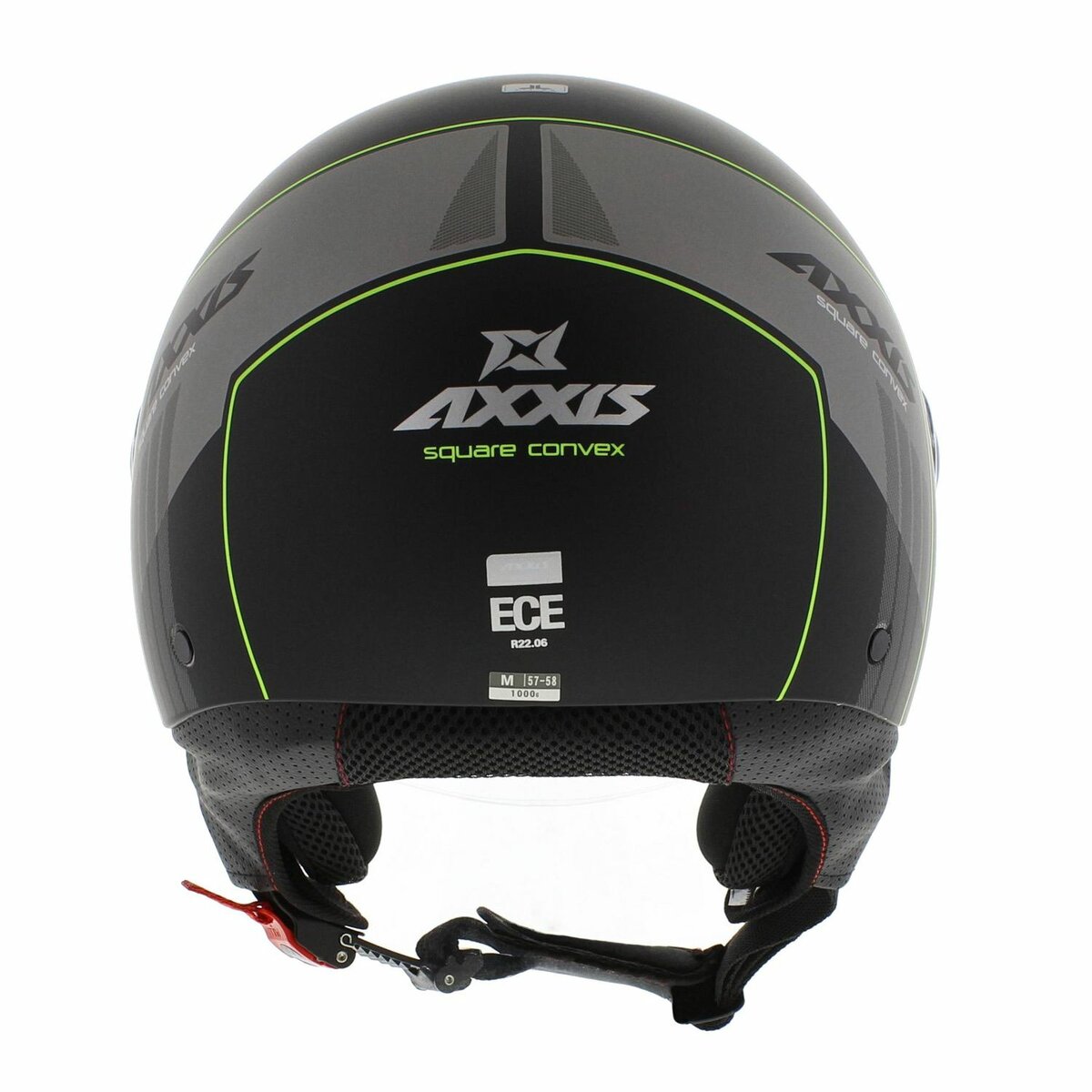 Axxis Square S Convex helmet matt black yellow