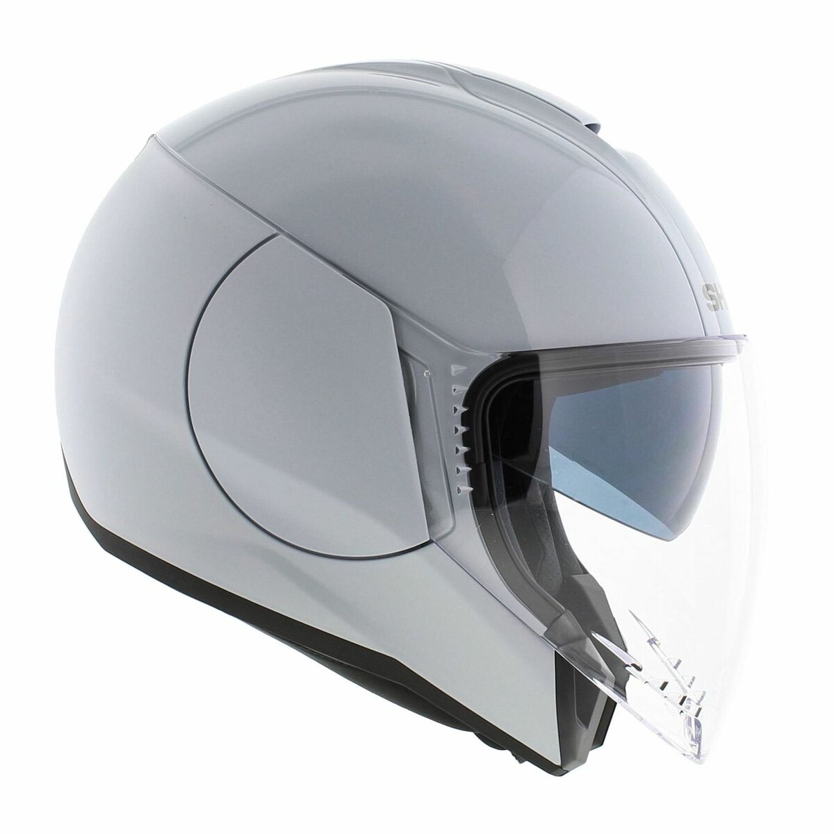 Shark Citycruiser helmet dual white silver blank W01