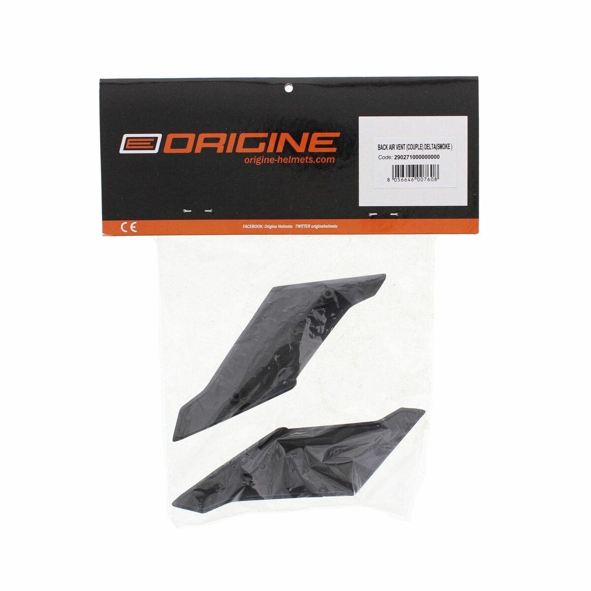 Back air vent (set) Origine Delta (smoke)
