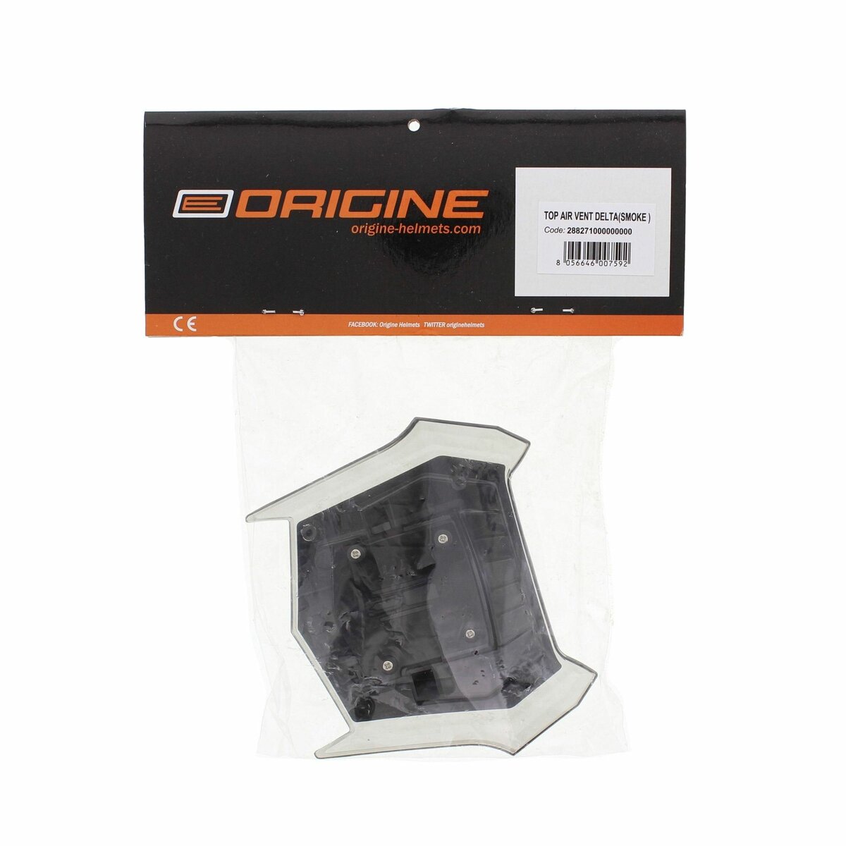 Top Air vent Origine Delta (smoke)