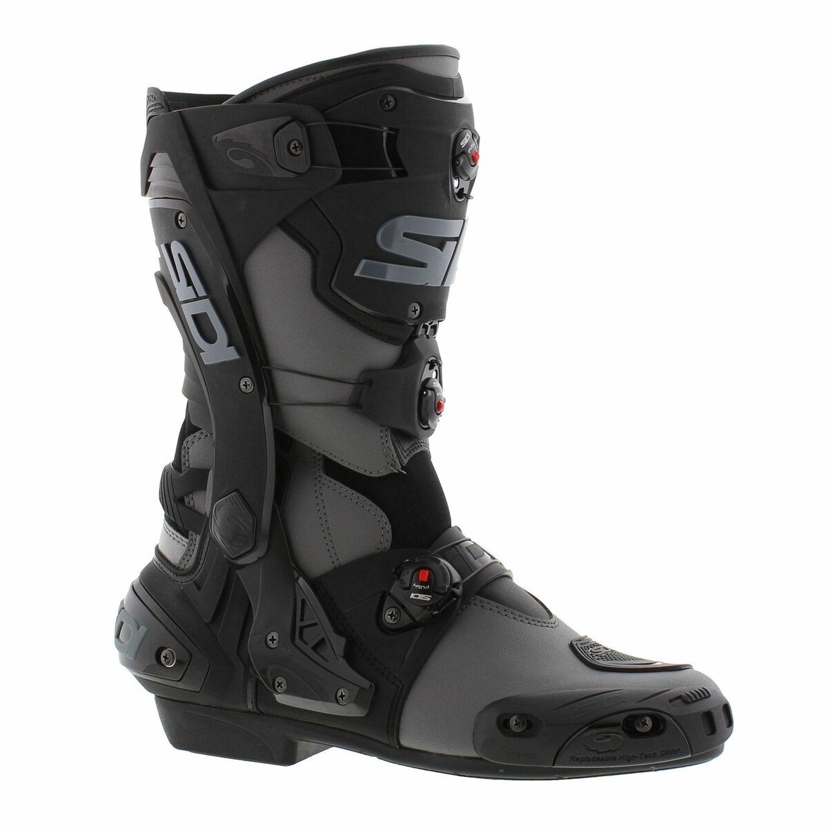 Sidi Rex Grey Black Motorcycle Boots