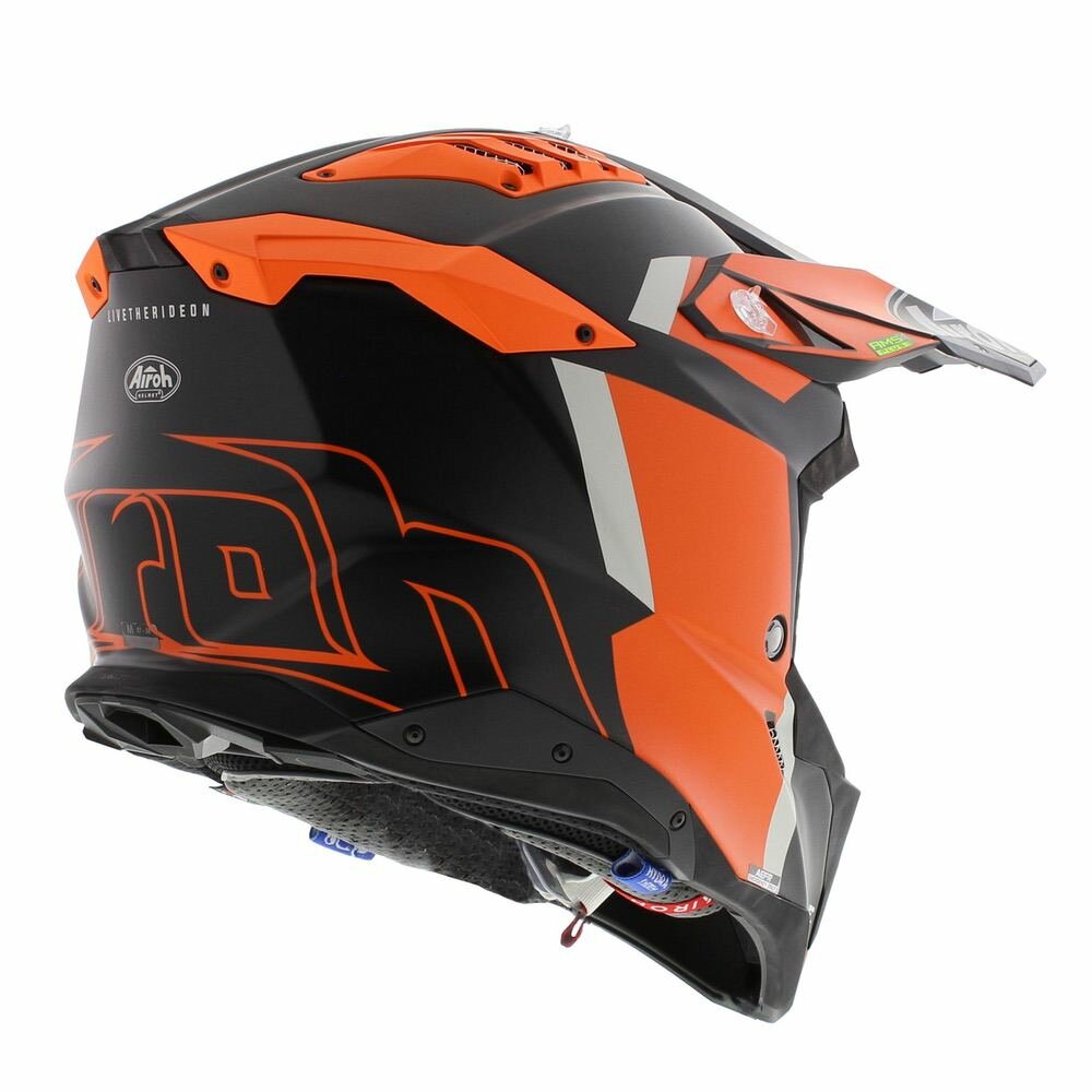 Airoh Aviator 3 AMS² Glory matt black orange