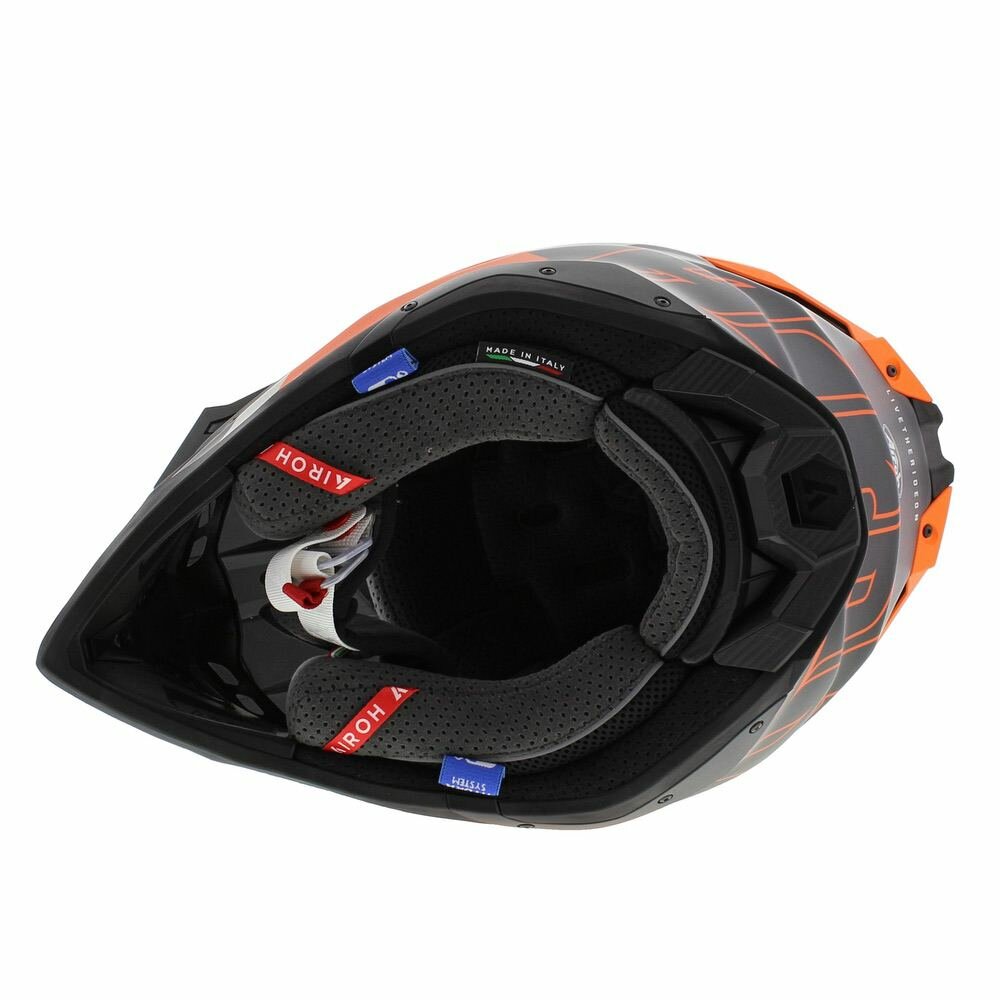 Airoh Aviator 3 AMS² Glory matt black orange