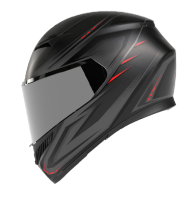 AGV K3 fullface motorcycle helmet Syth gloss black red