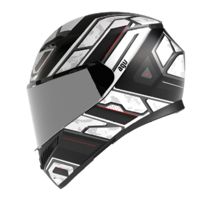 AGV K3 fullface motorcycle helmet Rivia matt black white