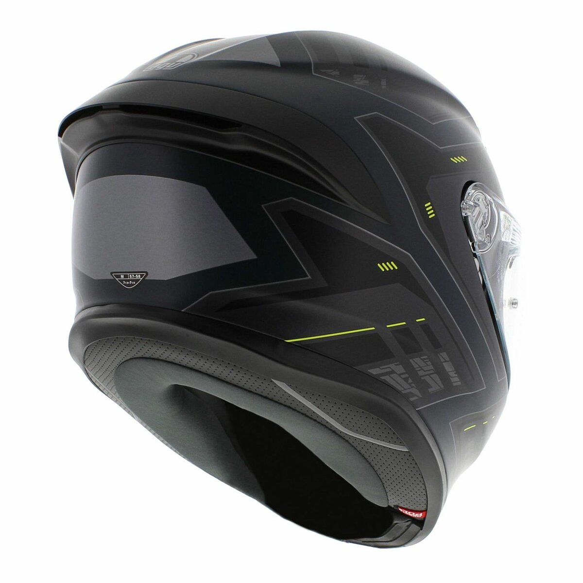 AGV K6 S Enhance helmet Matt Grey Yellow Fluo