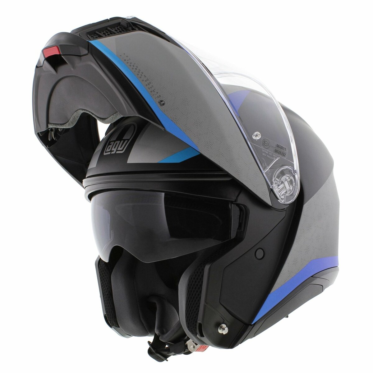 AGV Tourmodular Stray modular helmet mat black blue
