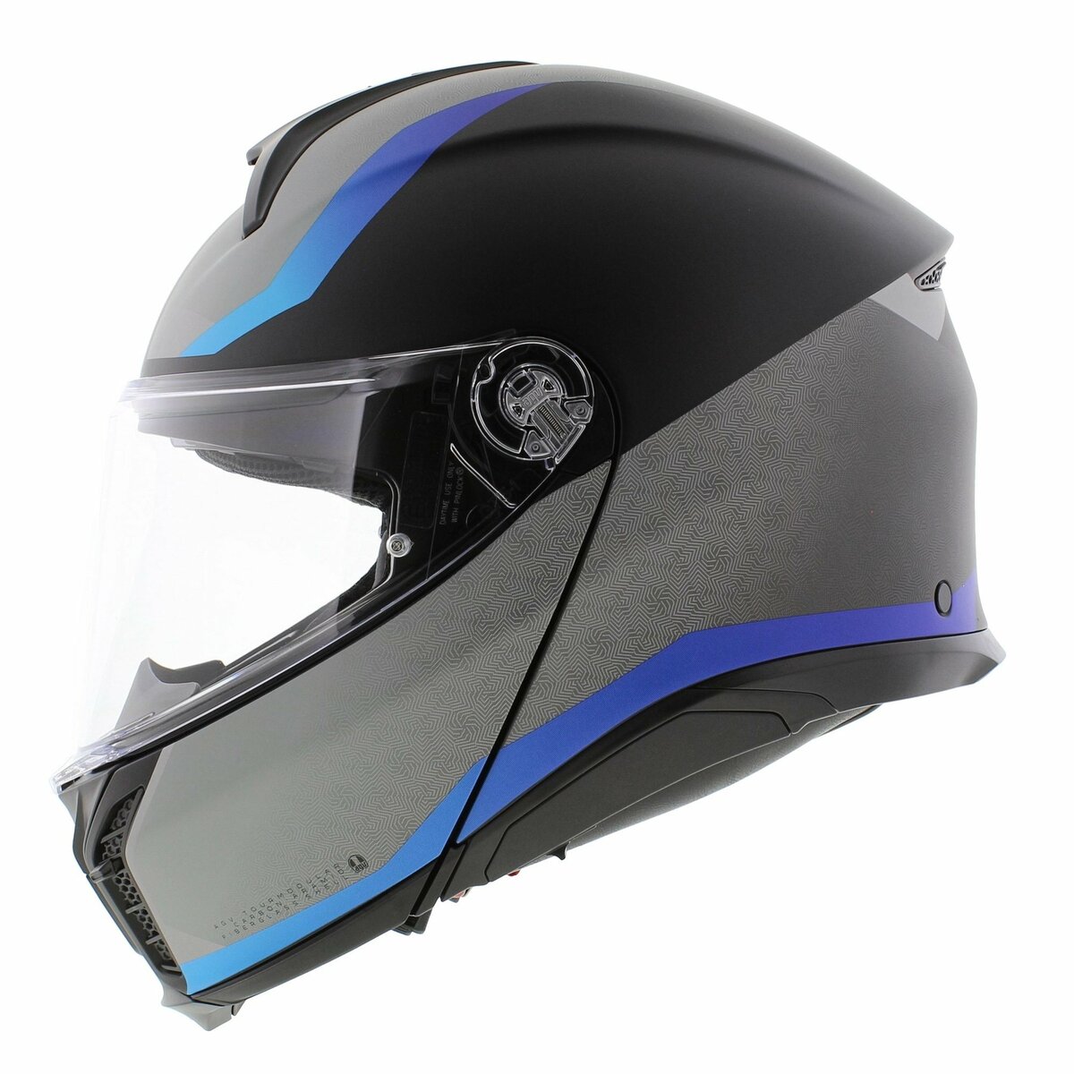 AGV Tourmodular Stray modular helmet mat black blue