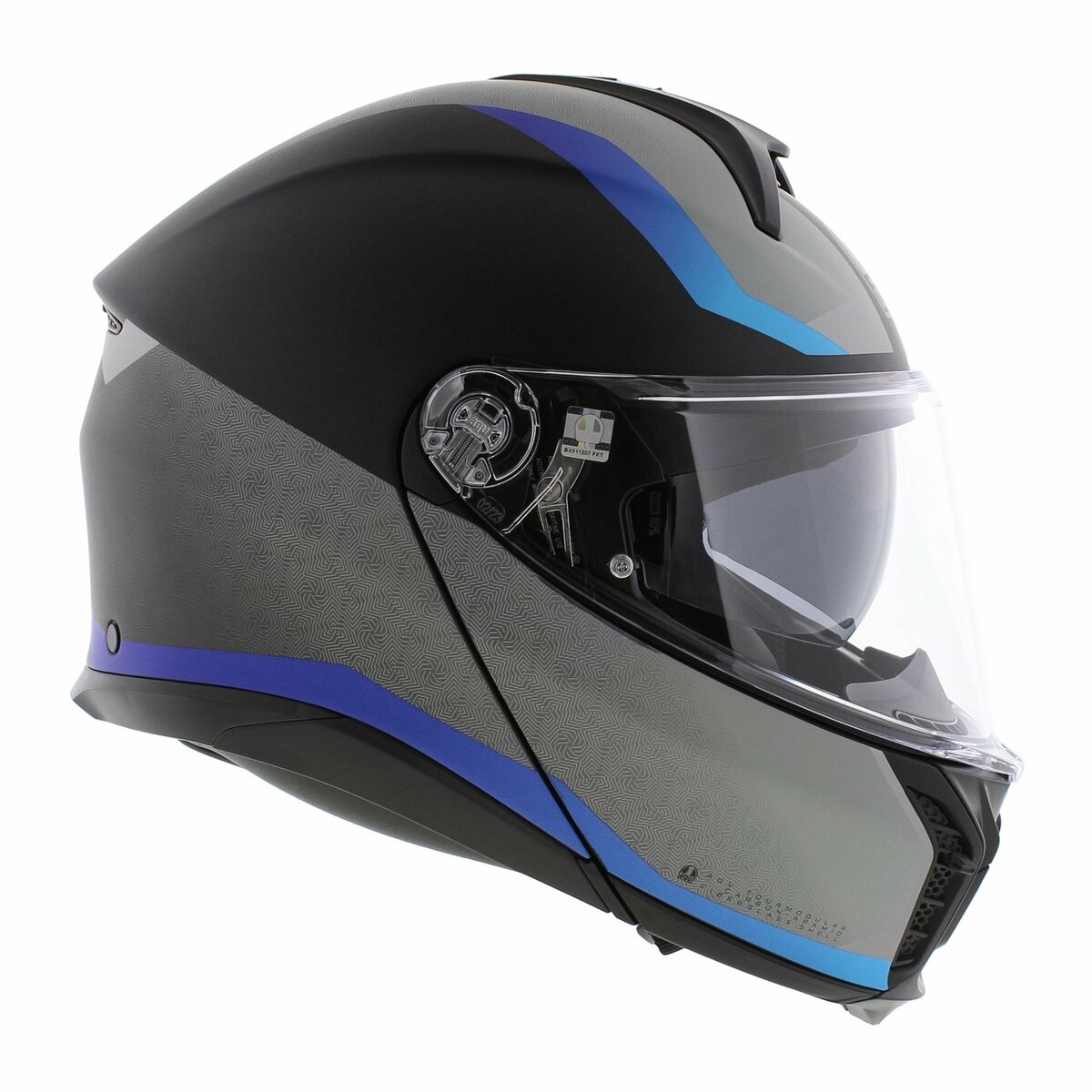 AGV Tourmodular Stray modular helmet mat black blue