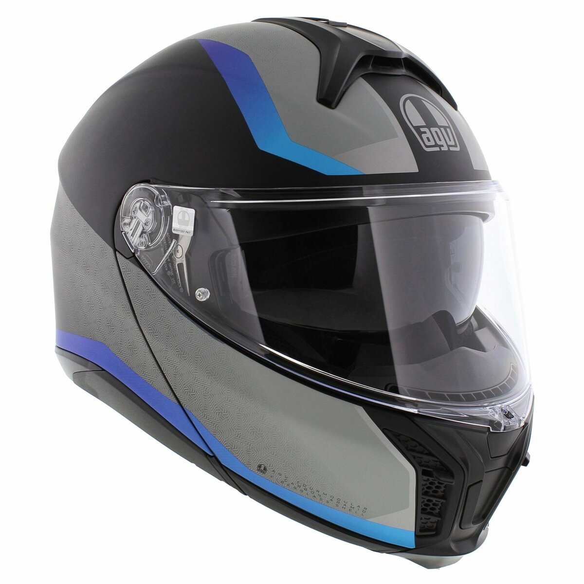 AGV Tourmodular Stray modular helmet mat black blue
