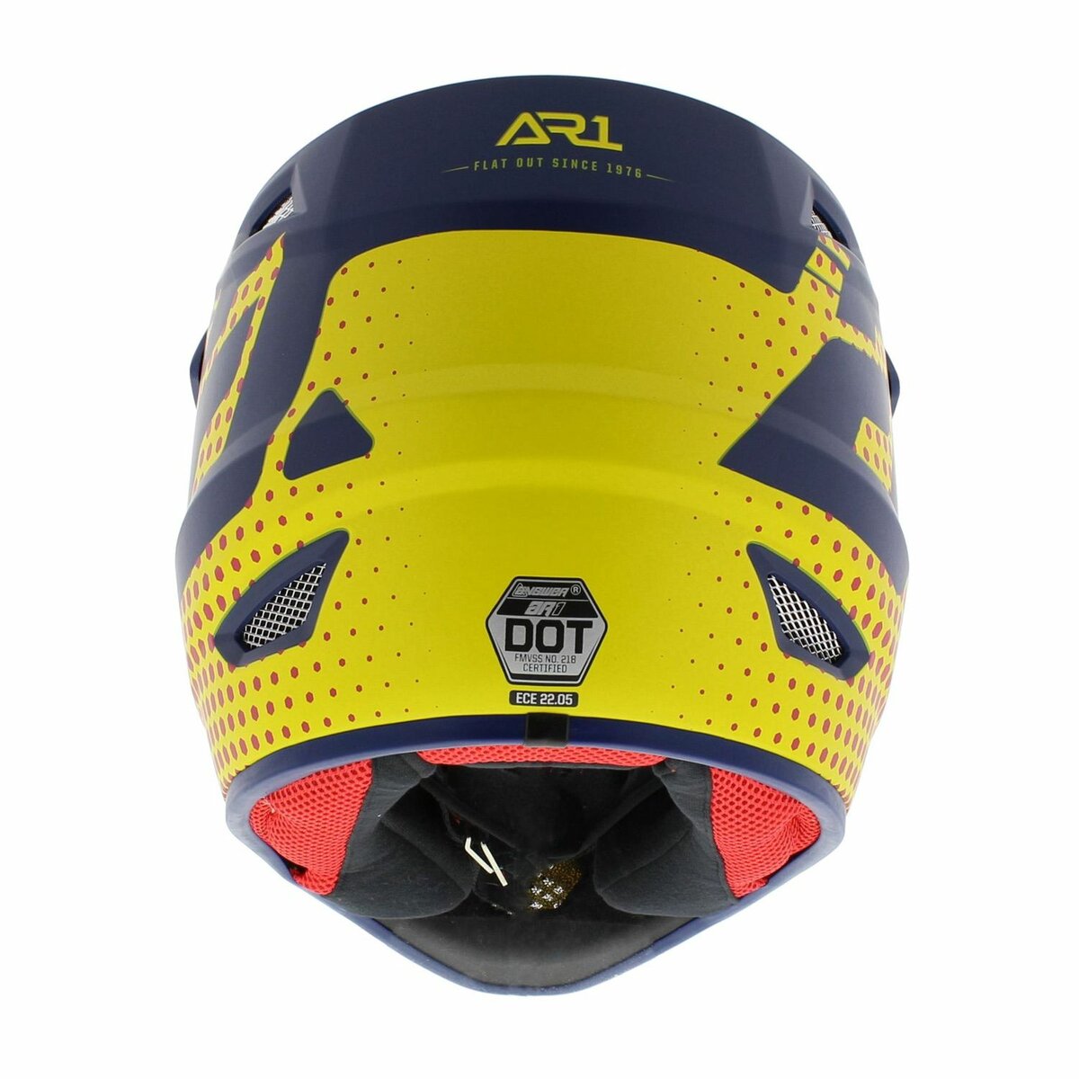 Answer AR1 MX helmet Charge matt blue red orange - Size L