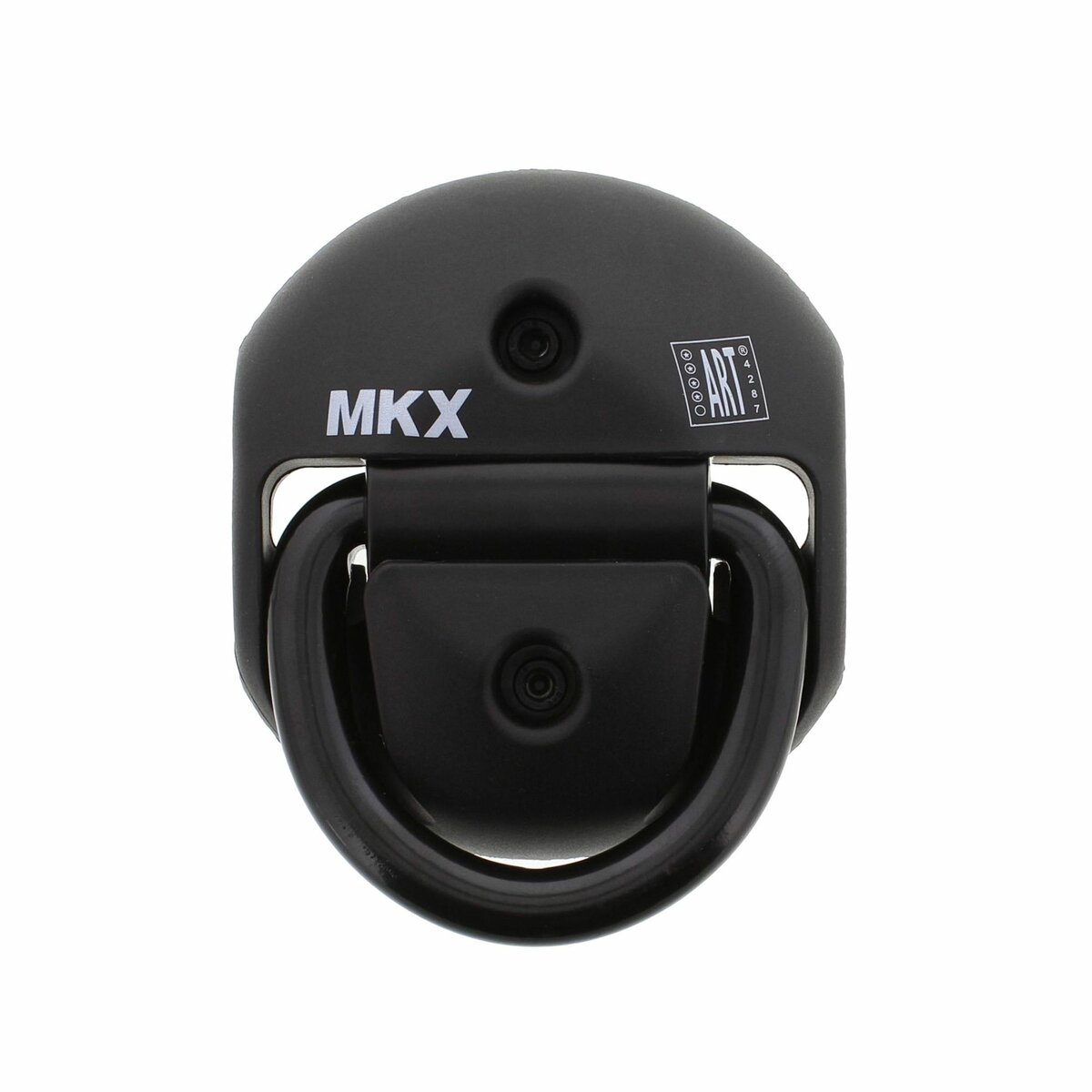 MKX-Lock floor -wall anchor hardened steel black for motorcycle / scooter / etc