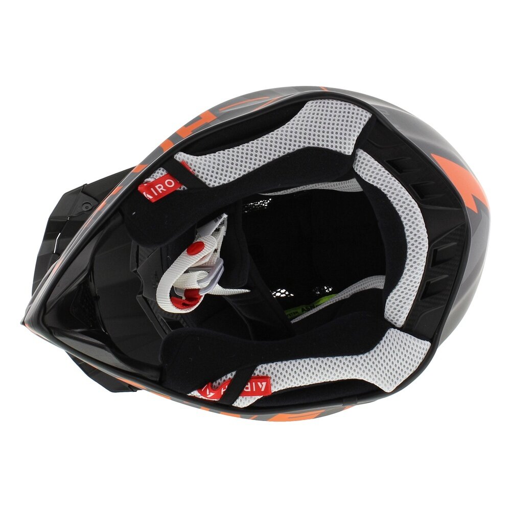 Airoh Aviator Ace crosshelm Amaze matt black orange