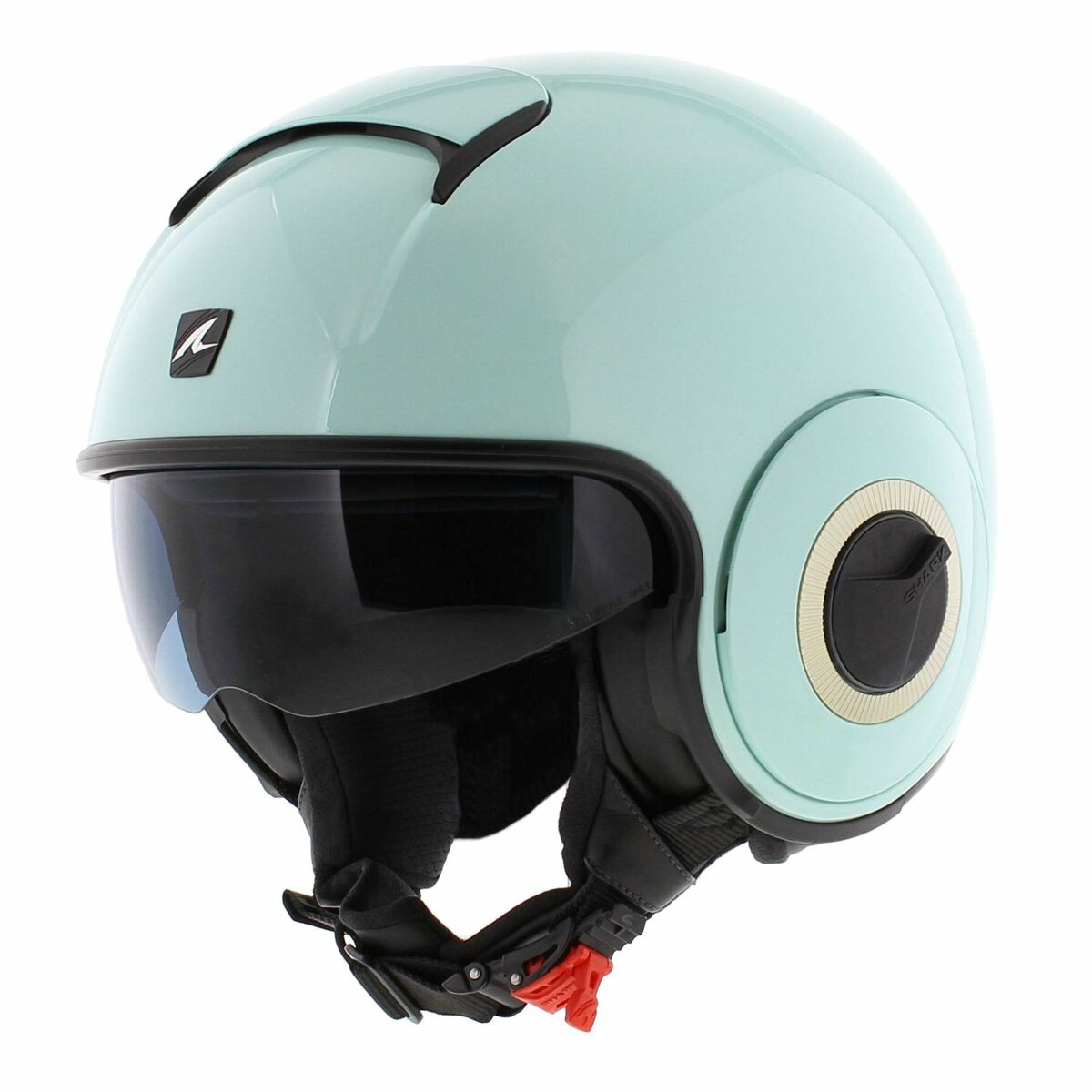 Shark Nano helmet blank gloss green GRN