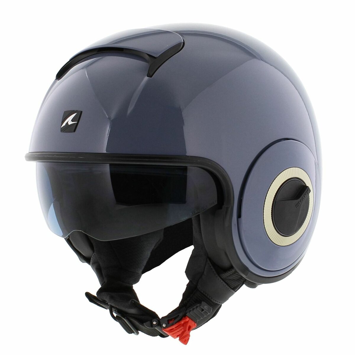 Shark Nano helmet blank gloss nardo grey S01