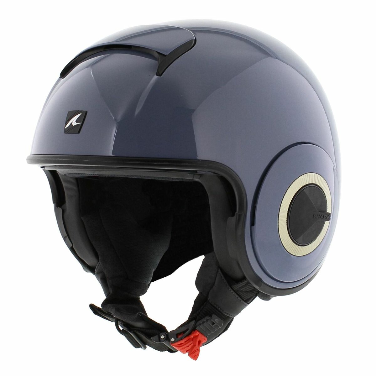 Shark Nano helmet blank gloss nardo grey S01