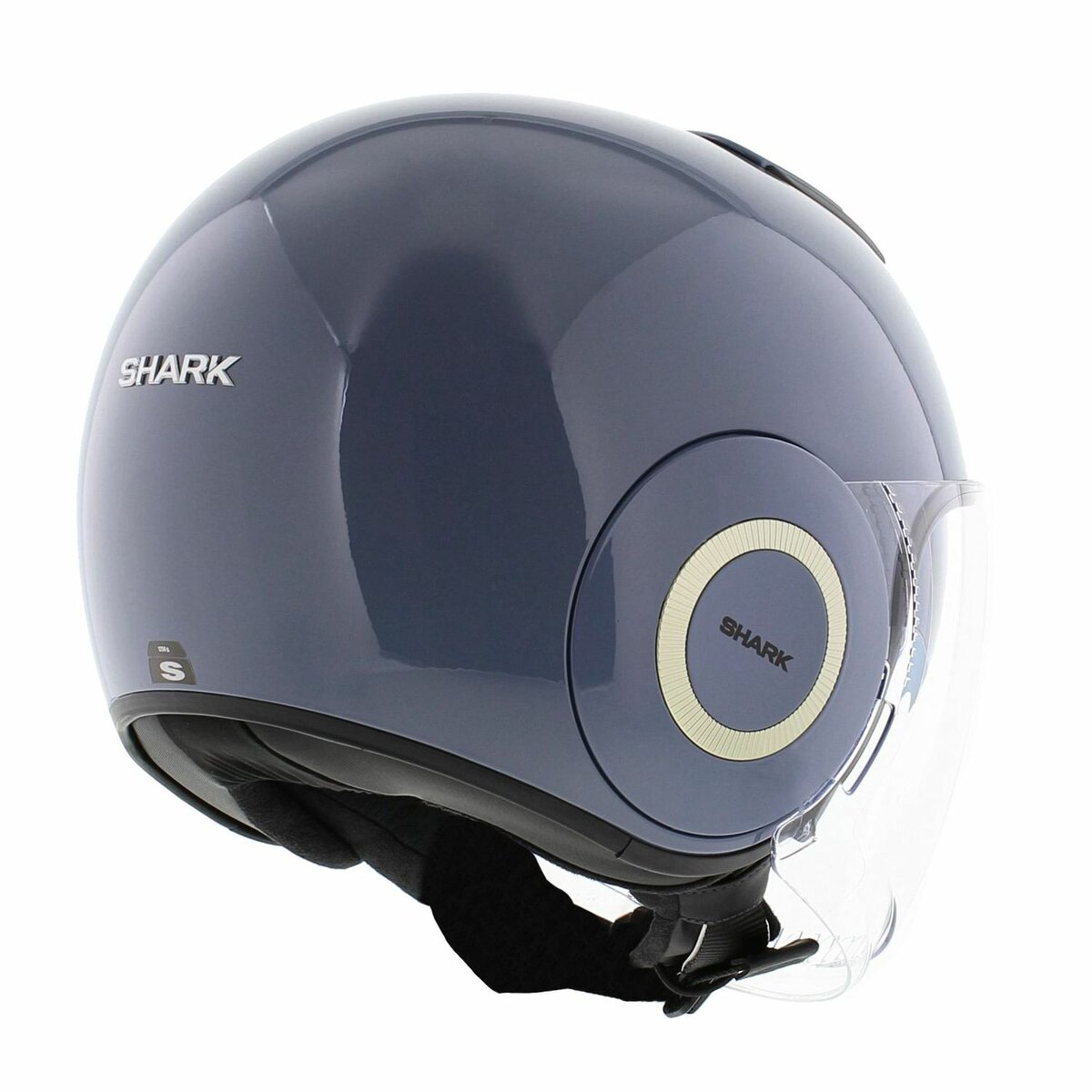 Shark Nano helmet blank gloss nardo grey S01