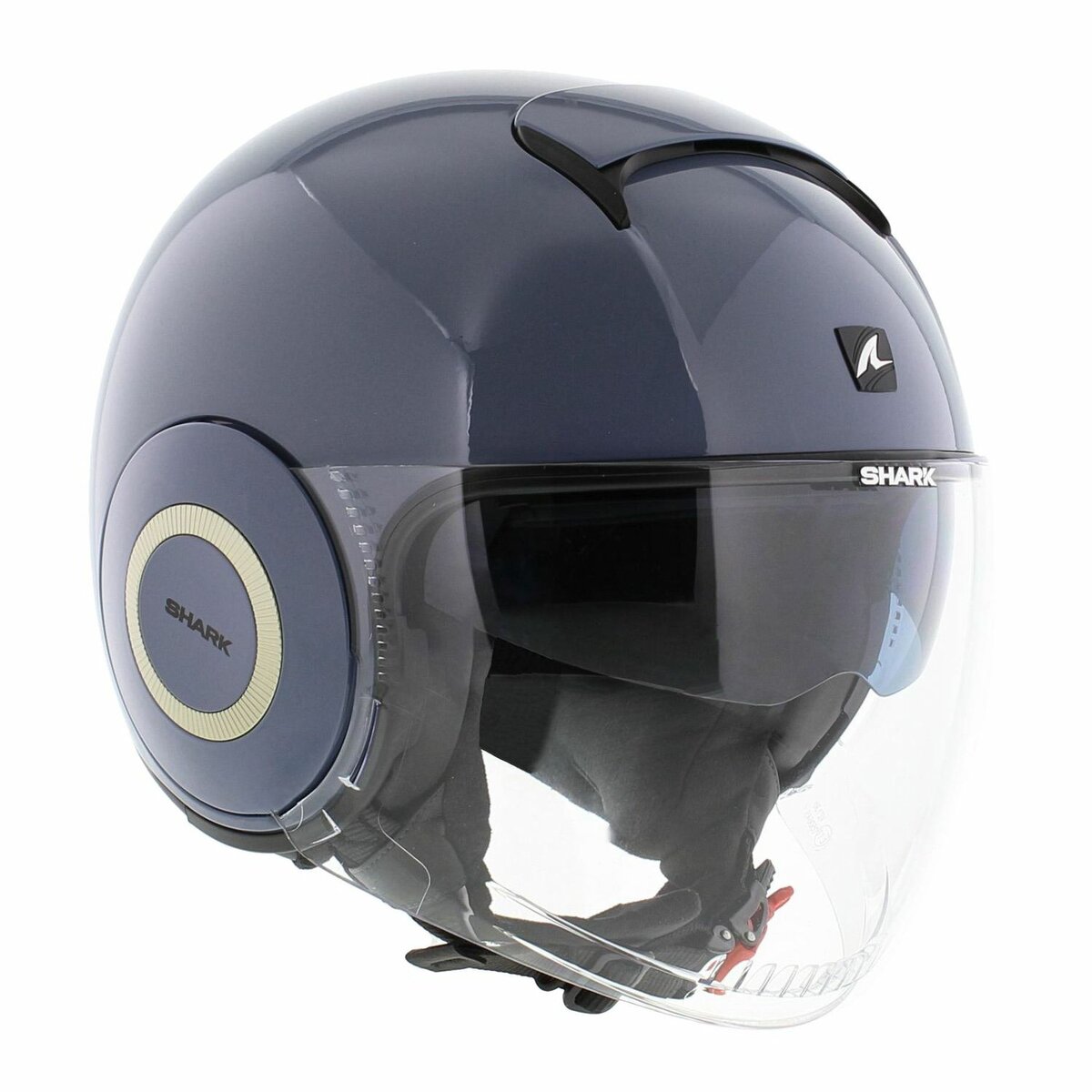 Shark Nano helmet blank gloss nardo grey S01