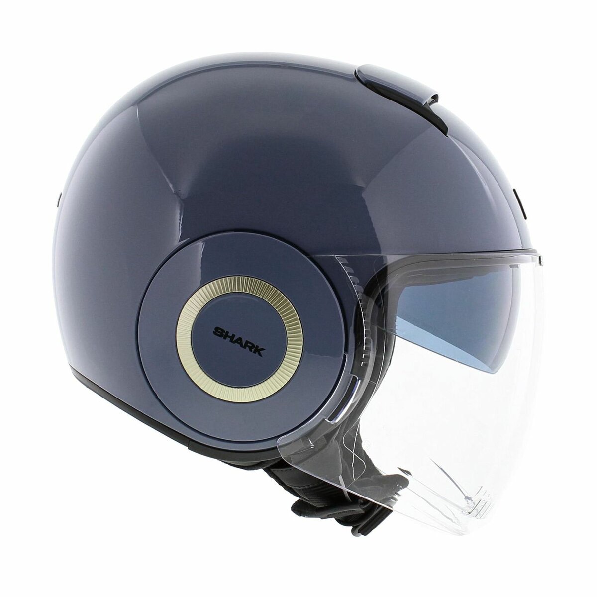 Shark Nano helmet blank gloss nardo grey S01