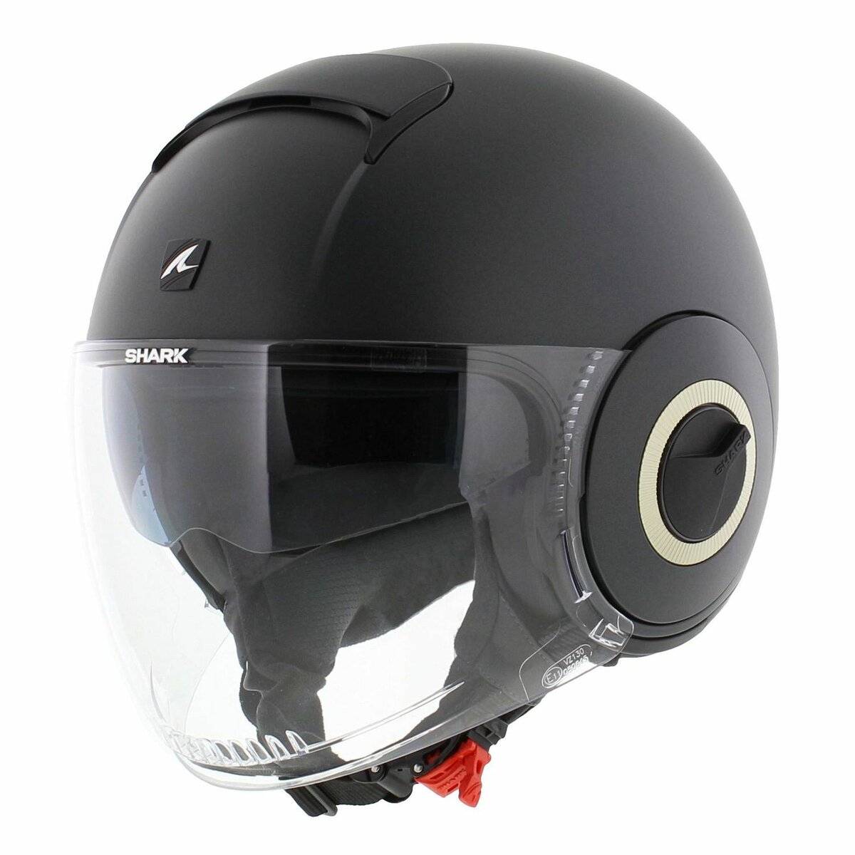 Shark Nano helmet blank matt gun metal A06