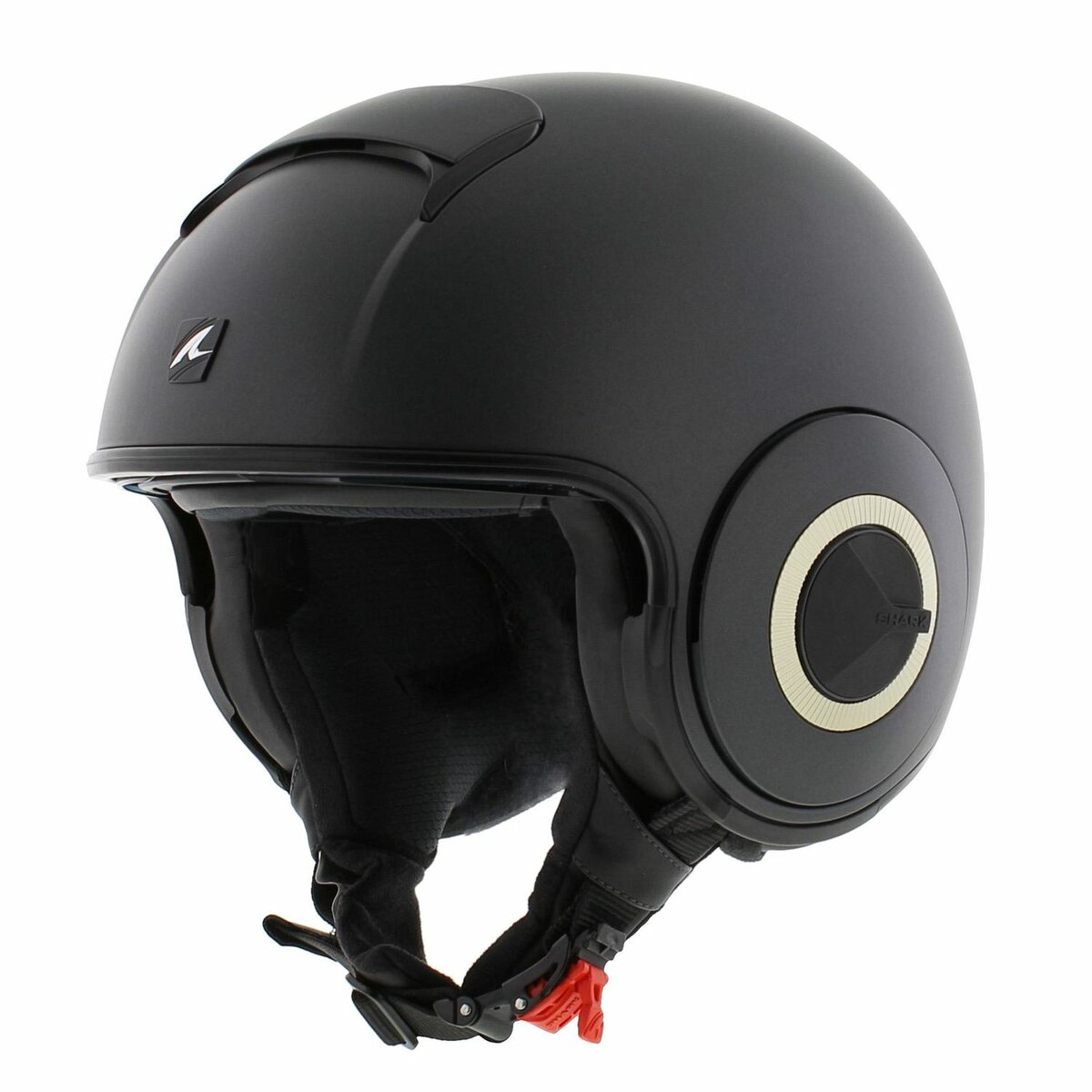 Shark Nano helmet blank matt gun metal A06