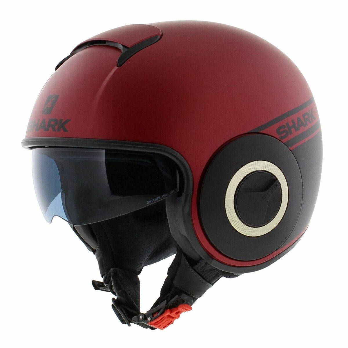 Shark Nano Helmet Street Neon matt red black RKR