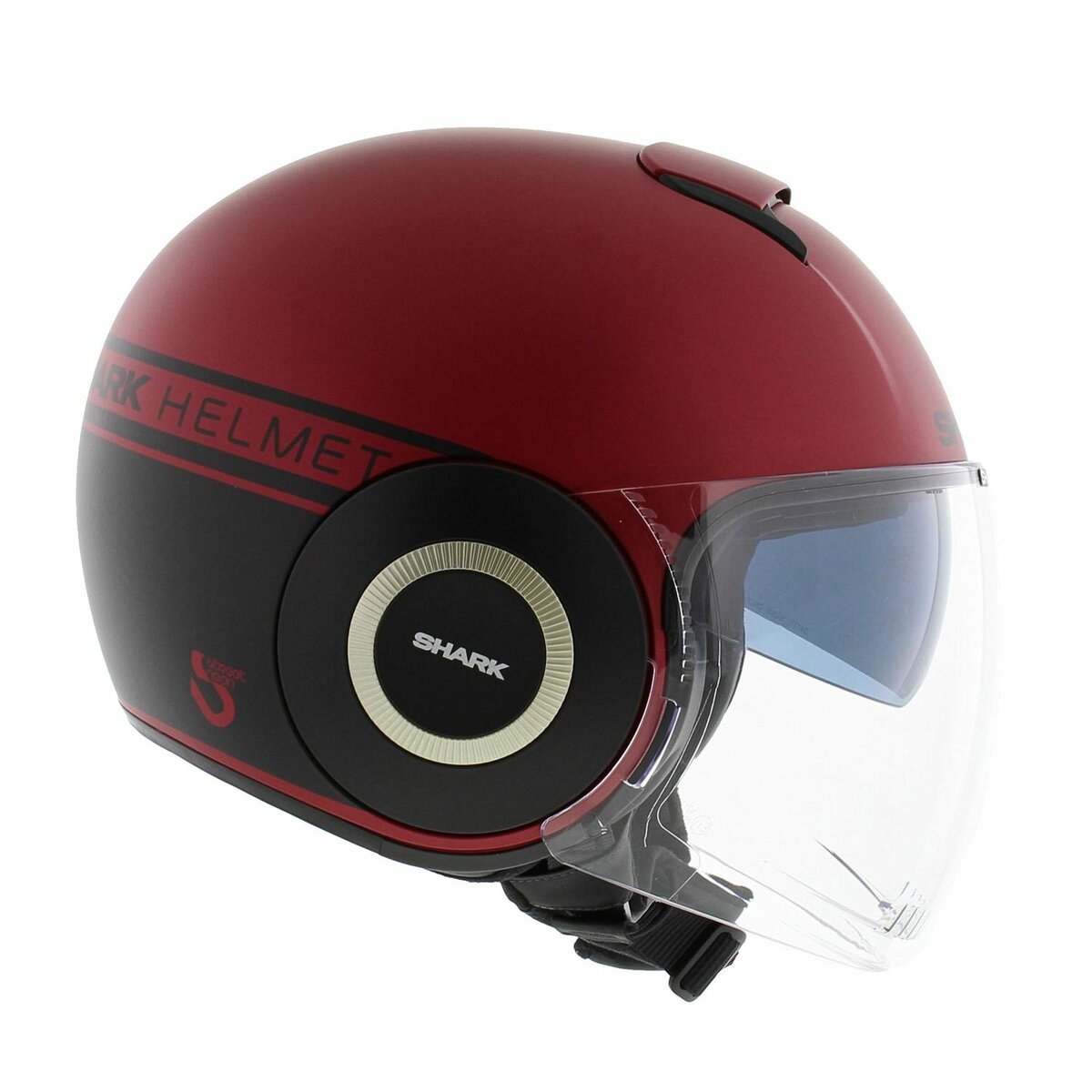 Shark Nano Helmet Street Neon matt red black RKR