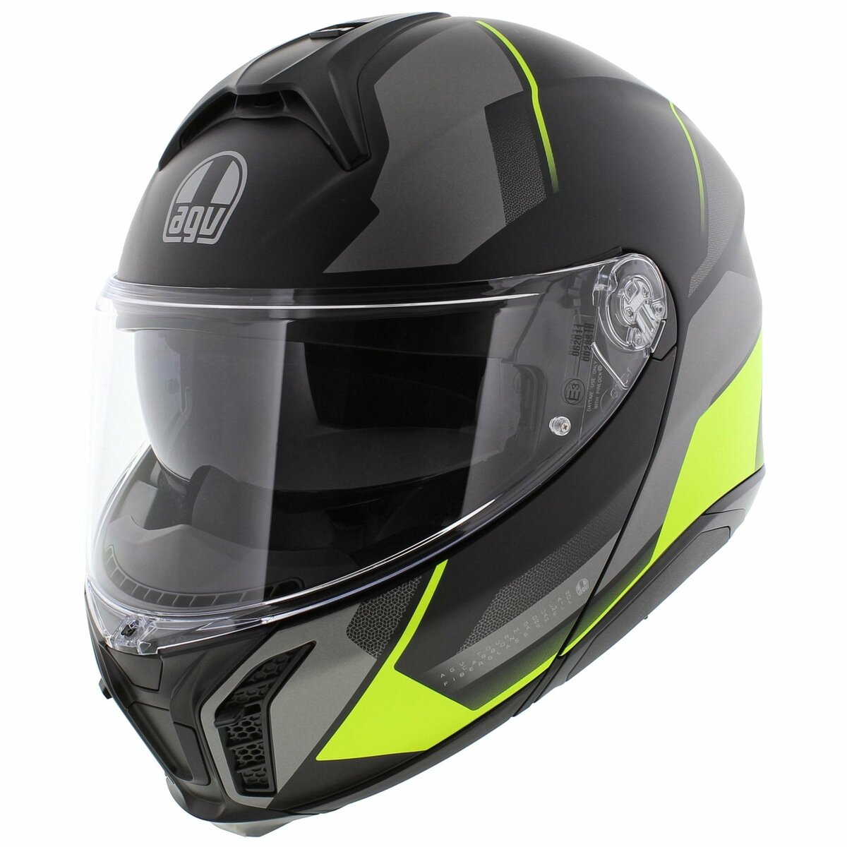 AGV Tourmodular Perception modular helmet mat black fluo yellow