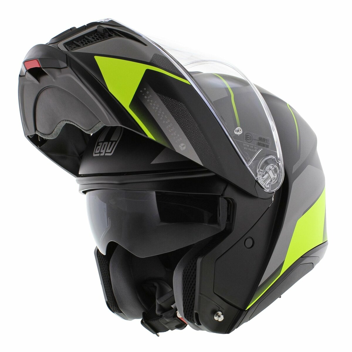 AGV Tourmodular Perception modular helmet mat black fluo yellow