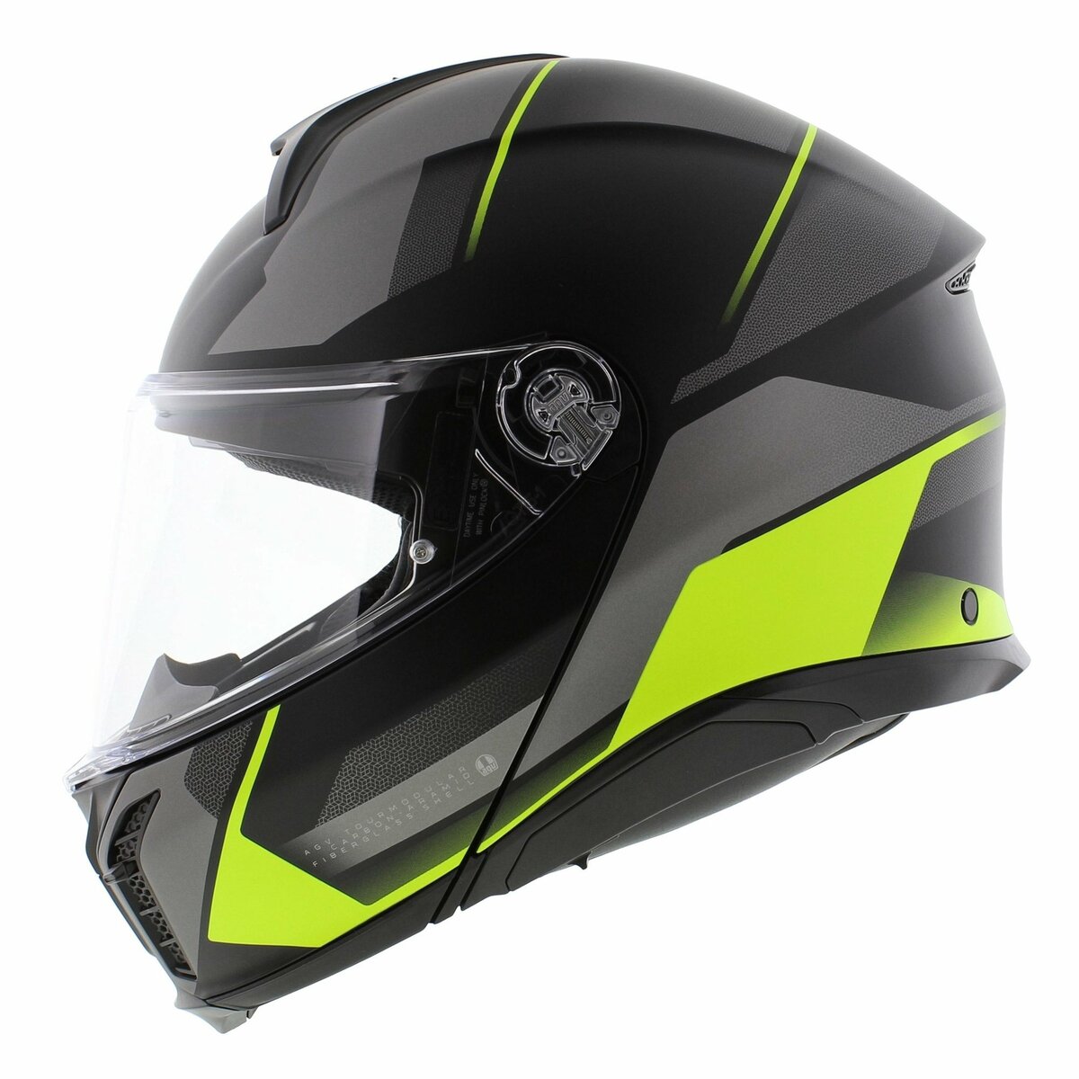 AGV Tourmodular Perception modular helmet mat black fluo yellow