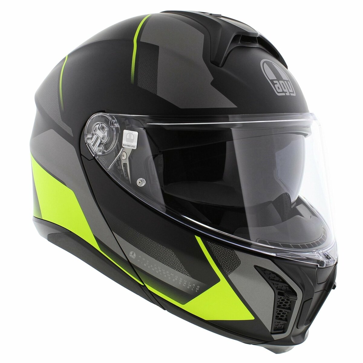 AGV Tourmodular Perception modular helmet mat black fluo yellow