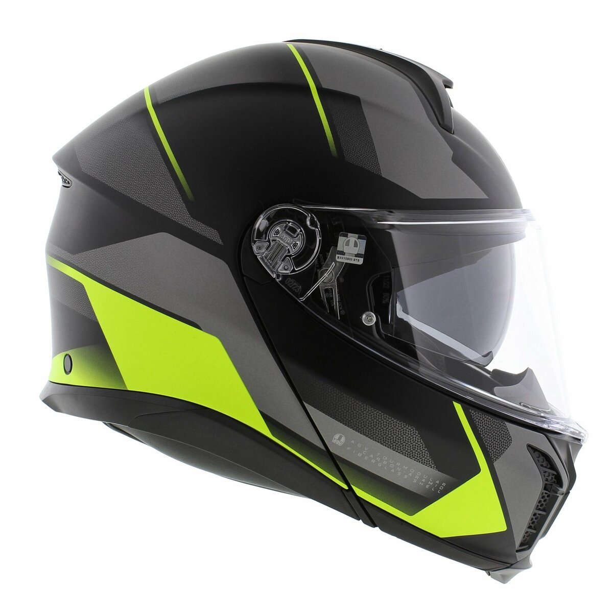 AGV Tourmodular Perception modular helmet mat black fluo yellow