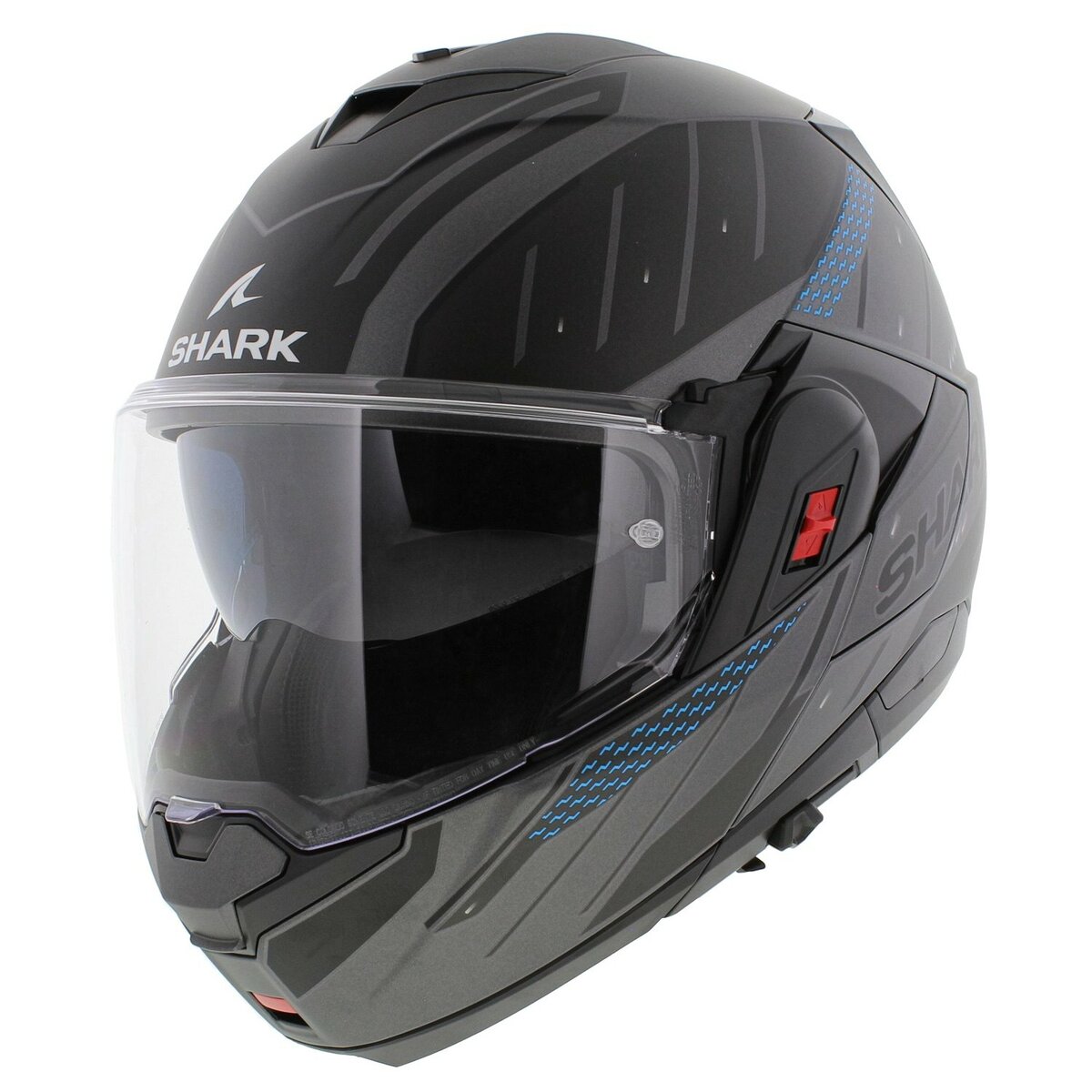 Shark Oxo Modular Helmet - Ryger - Matt Blue Anthracite Black