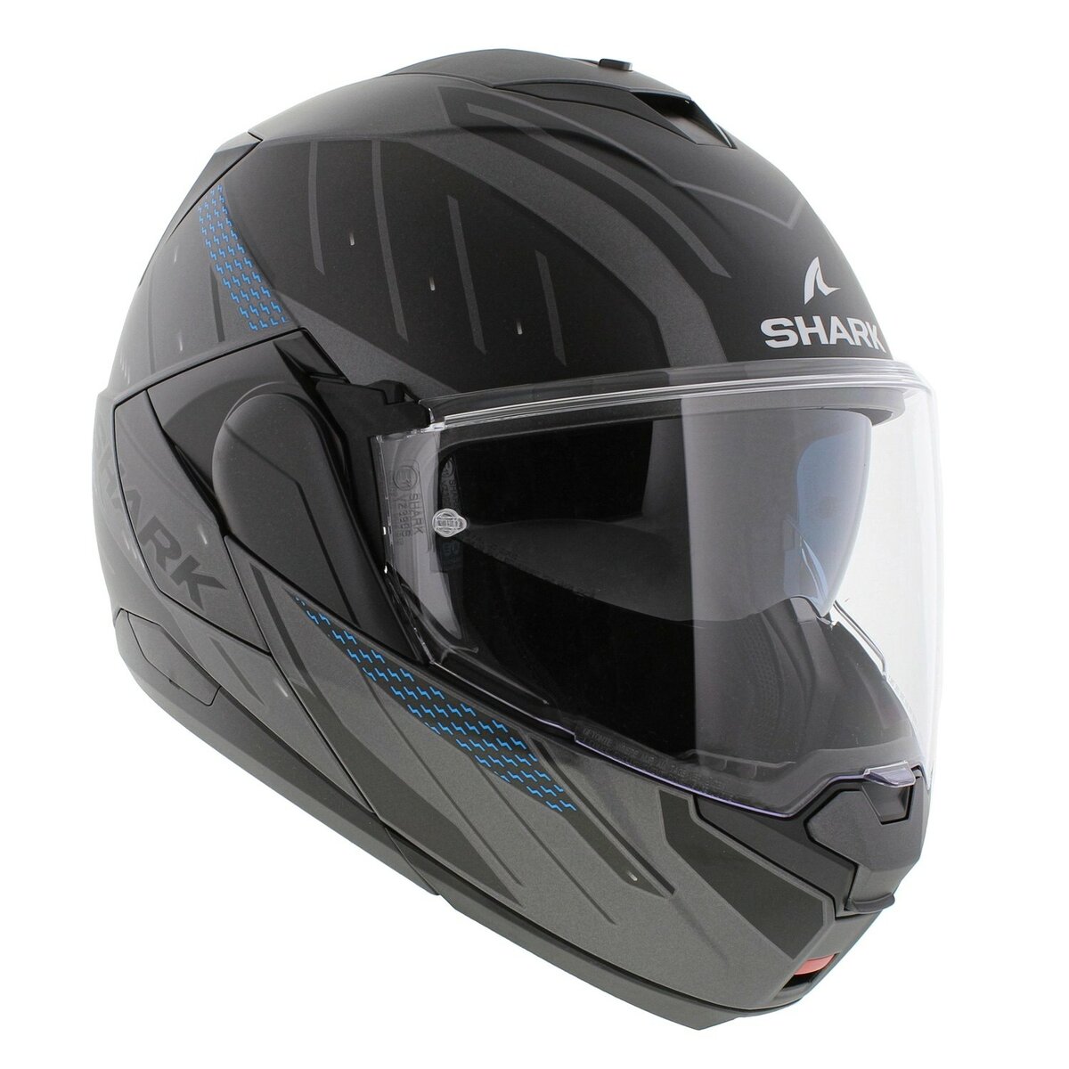Shark Oxo Modular Helmet - Ryger - Matt Blue Anthracite Black
