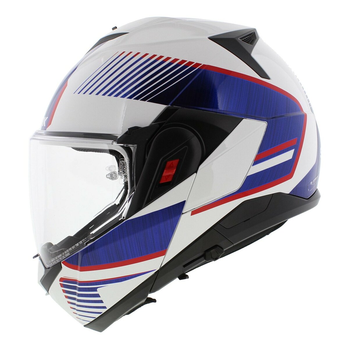 Shark Oxo Modular Helmet Blank - Sikter - White Blue Red