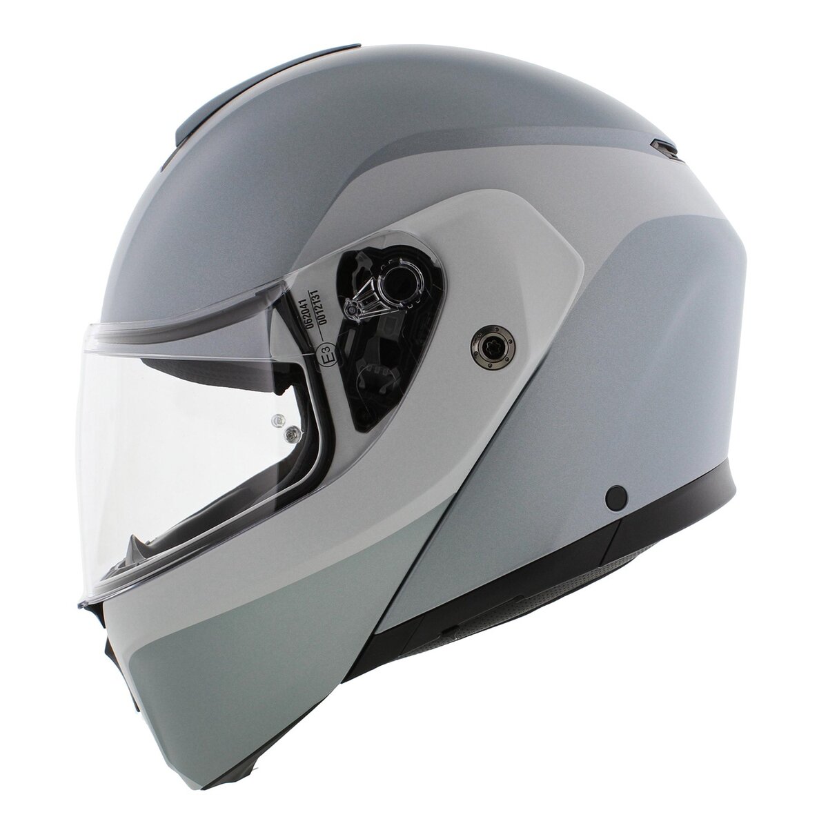 AGV Streetmodular Levico Double Grey Silver motorcycle helmet