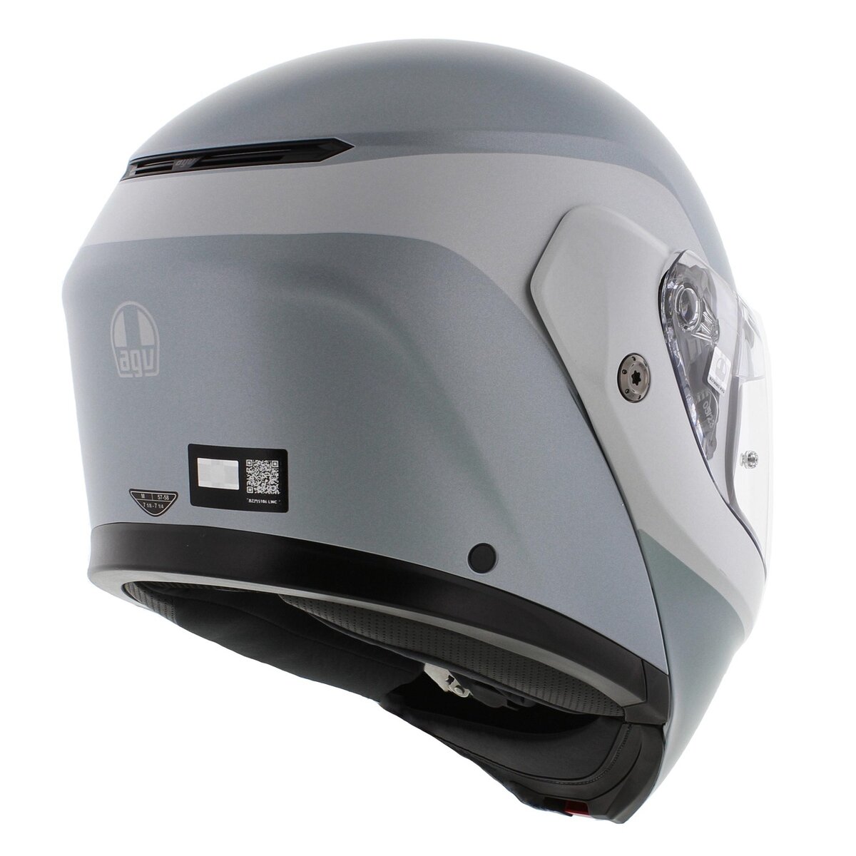 AGV Streetmodular Levico Double Grey Silver motorcycle helmet