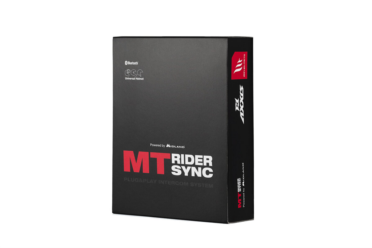 MT / AXXIS B01 Intercom Ridersync - Bluetooth helmet communication system by Midland