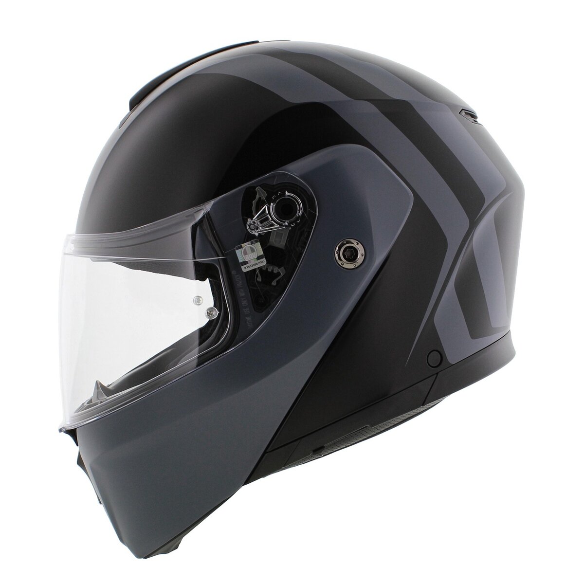 AGV Streetmodular Resia matt black grey motorcycle helmet
