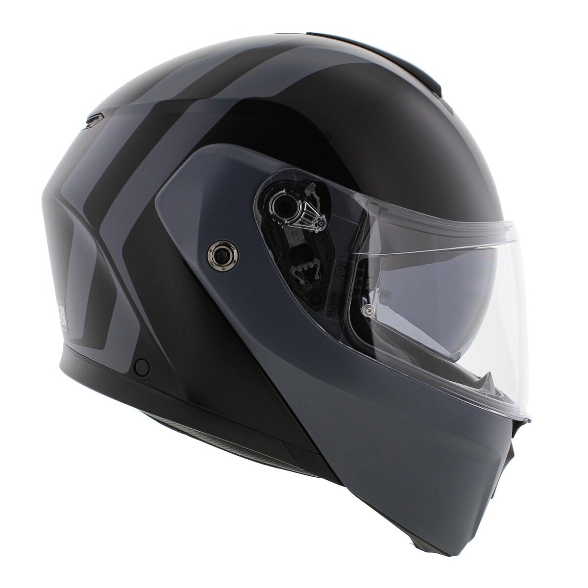 AGV Streetmodular Resia matt black grey motorcycle helmet