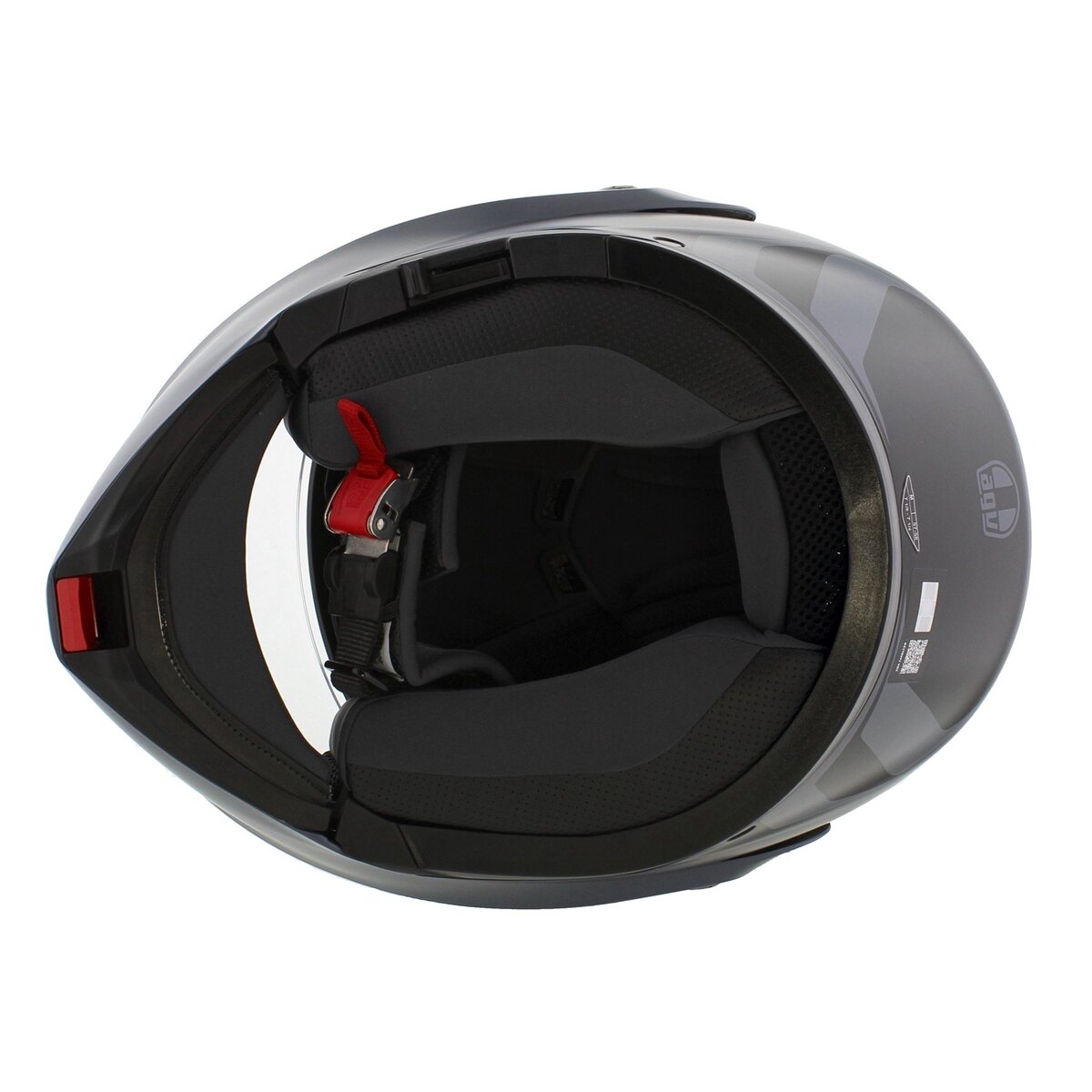 AGV Streetmodular Resia matt black grey motorcycle helmet